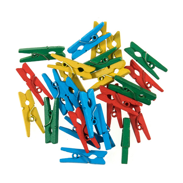 Trimits Wooden Pegs Coloured - CF167