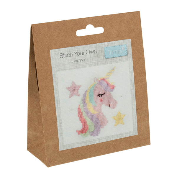 Trimits Counted Cross Stitch Kit unicorn - GCS54