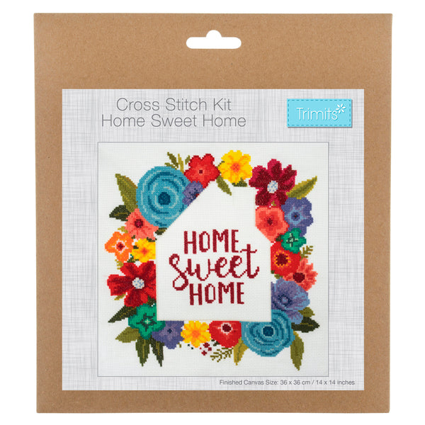 Trimits Cross Stitch Kit Home Sweet Home - GCS94