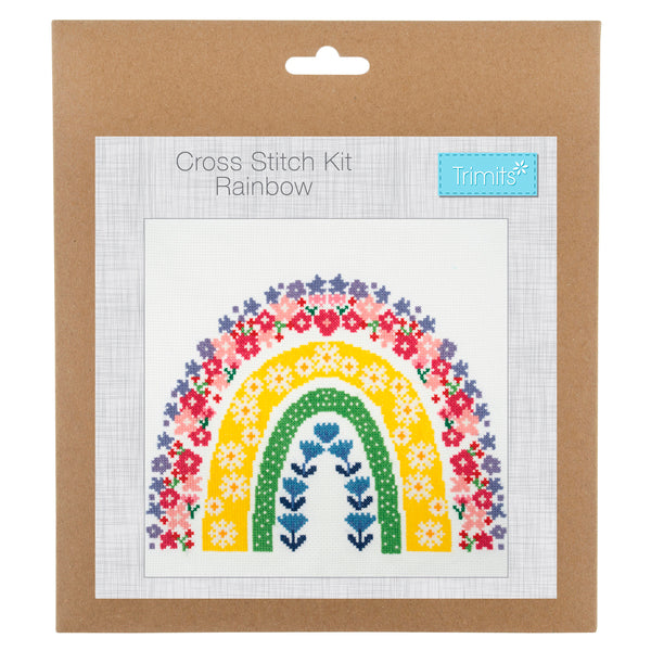 Trimits Cross Stitch Kit Rainbow GCS97
