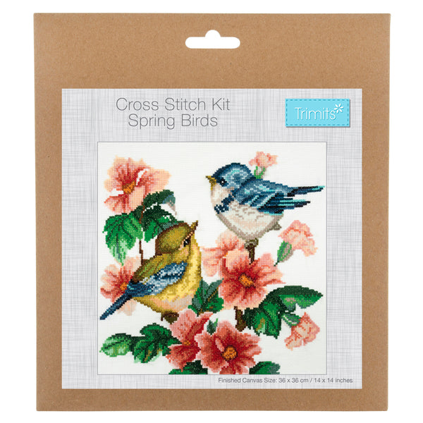 Trimits Cross Stitch Kit Spring Birds - GCS95