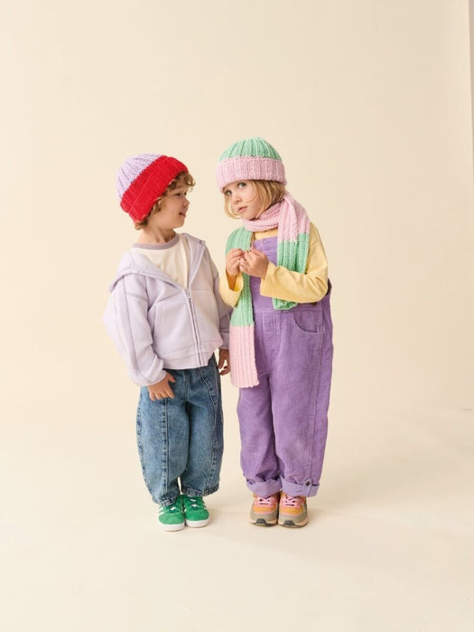 Knitting Pattern Takk Hat & Scarf Children’s Little Scandi Pop Collection In Sirdar Snuggly Chunky 2636