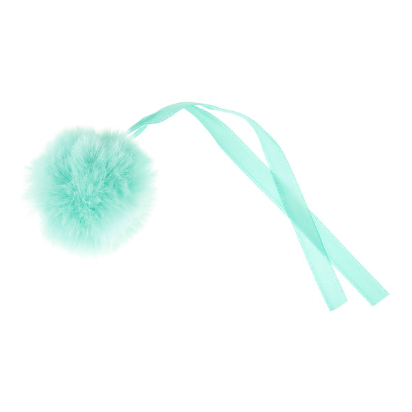 Trimits Faux Fur Pom Pom 6cm Turquoise - TTPOM06/TURQ
