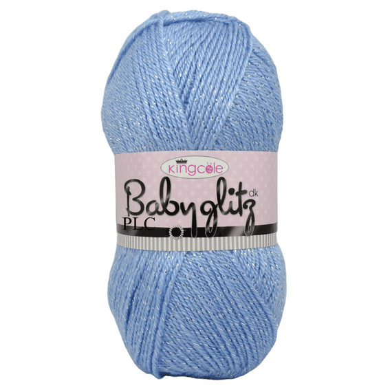 King Cole Baby Glitz DK Baby Yarn 100g - Ocean 3981