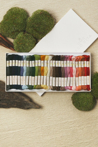 DMC Eco Vita Collectors Box 30 Shades Natural Dyed Organic Wool - U2360