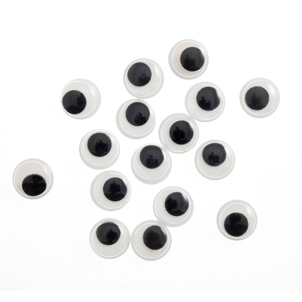 Trimits Toy Eyes 15mm Googly Black Glue-On 10 Pairs TCB001