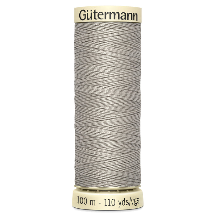 Gutermann Sew-All Thread 100m - Beige, Black, Brown, Cream, Grey & White