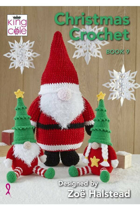 King Cole Christmas Crochet Book 9 By Zoe Halstead