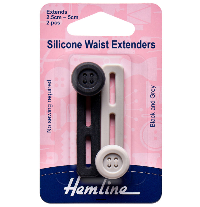 Hemline Silicone Waistband Extenders H776.BG