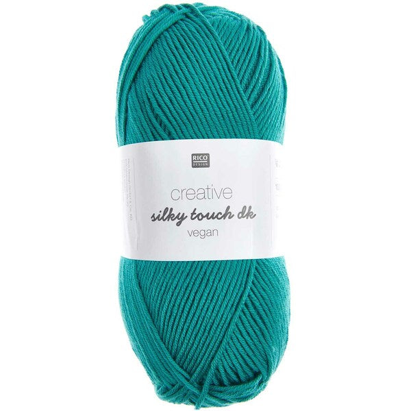 Rico Creative Silky Touch Vegan DK Yarn 100g - Aquamarine 025