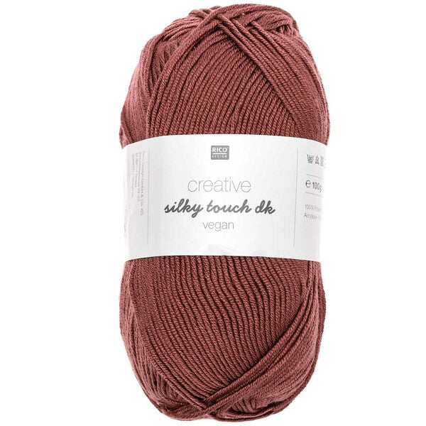 Rico Creative Silky Touch Vegan DK Yarn 100g - Berry 005