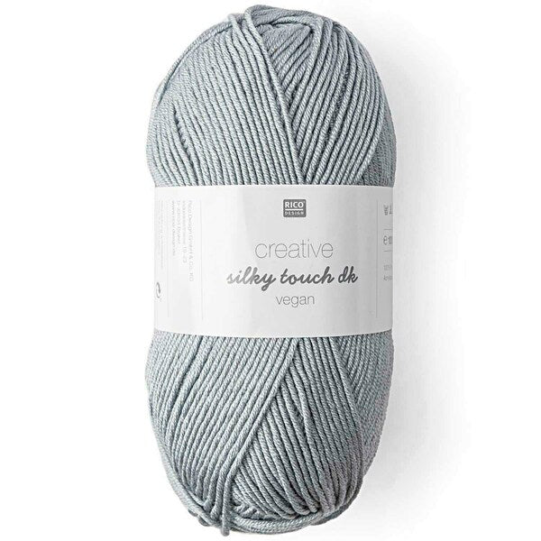 Rico Creative Silky Touch Vegan DK Yarn 100g - Grey Blue 011