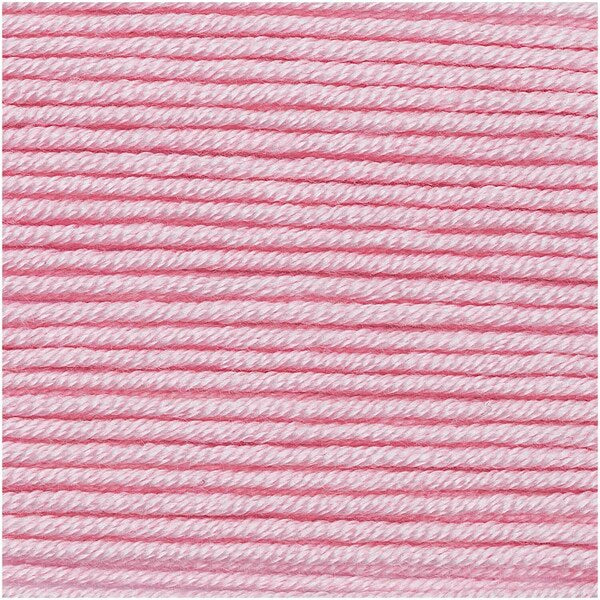 Rico Creative Silky Touch Vegan DK Yarn 100g - Pastel Pink 010