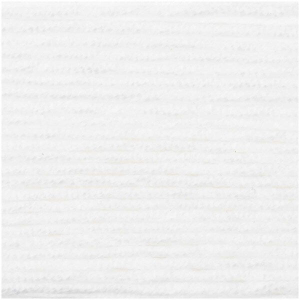 Rico Creative Silky Touch Vegan DK Yarn 100g - White 001