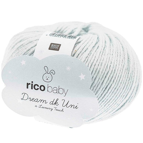 Rico Baby Dream Uni DK Baby Yarn 50g - Light Blue 004