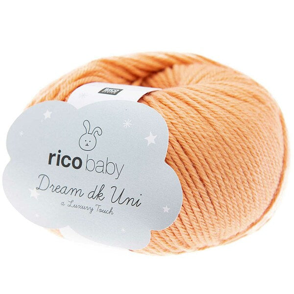 Rico Baby Dream Uni DK Baby Yarn 50g - Apricot 014