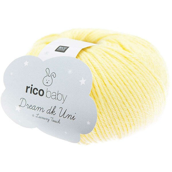 Rico Baby Dream Uni DK Baby Yarn 50g - Vanilla 013