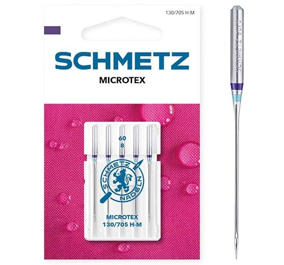 Schmetz Sewing Machine Needles Microtex 60/8