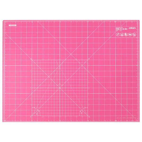 Olfa Cutting Mat Pink 60cm x 45cm - RM-IC-S-RC/PIK