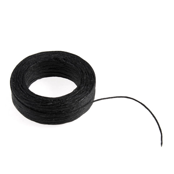 Trimits Waxed Thread 22m Black  - CB920