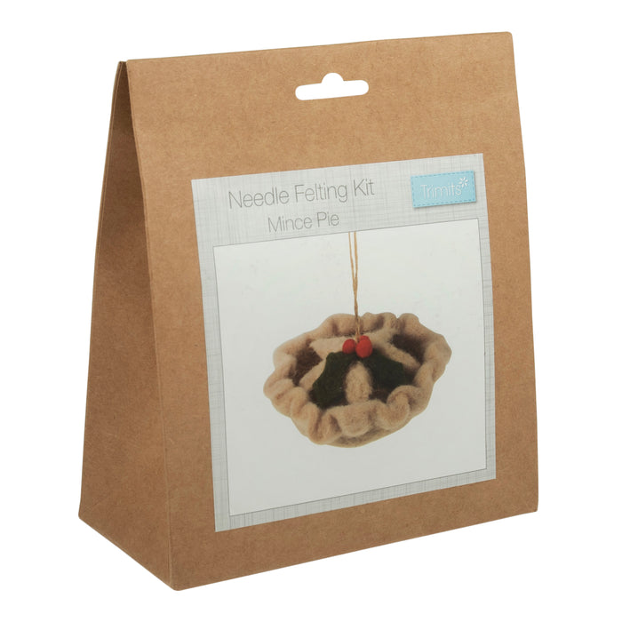 Trimits Needle Felting Kits Mince Pie TCK038