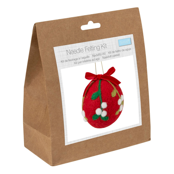 Trimits Needle Felting Kit Bauble TCK097
