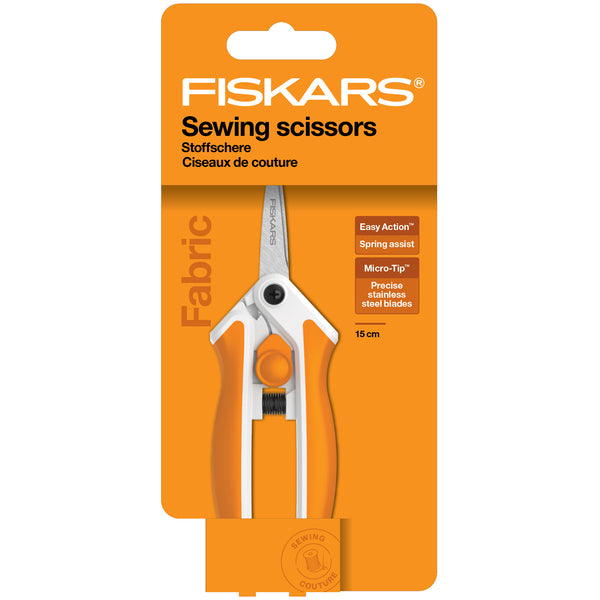 Fiskars Easy Action Micro Tip Scissors 15cm - F1070029