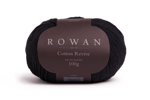 Rowan Cotton Revive DK Yarn 100g - Black 010