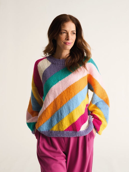 Knitting Pattern Soft Statement Sweater in Sirdar Soft Down DK 10884