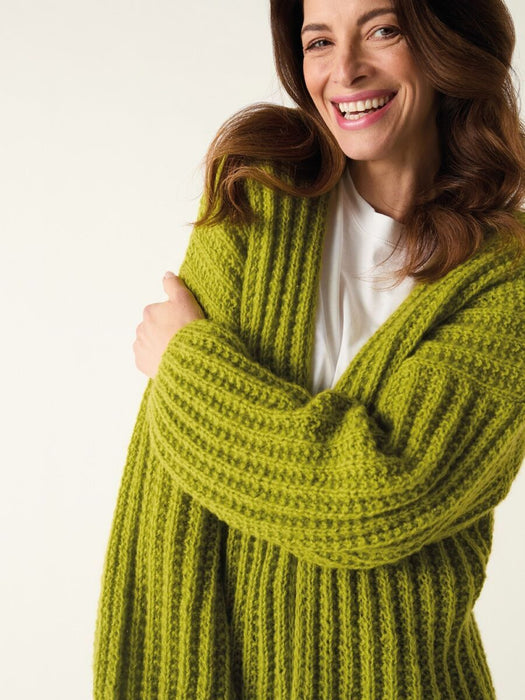 Knitting Pattern Cosy Days Cardigan in Sirdar Soft Down DK 10882