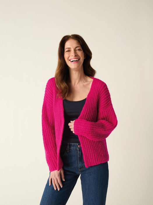 Knitting Pattern Fluffy Little Cardigan in Sirdar Soft Down DK 10879