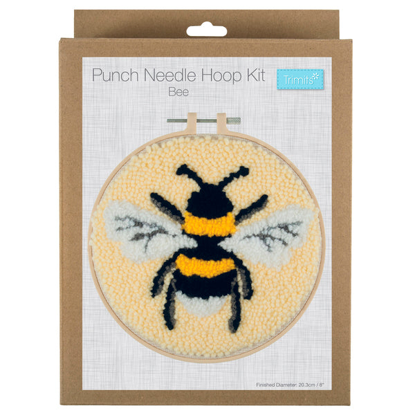 Trimits Punch Needle Hoop Kit Bee - GCK181