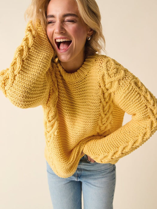 Knitting Pattern Over It Sweater in Sirdar Stories Chunky 10873