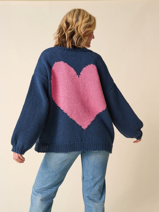 Knitting Pattern Lovecore Cardigan in Sirdar Stories Chunky 10869