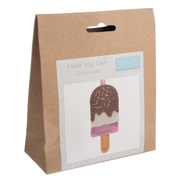 Trimits Felt Decoration Kit Ice Lolly - GCK057
