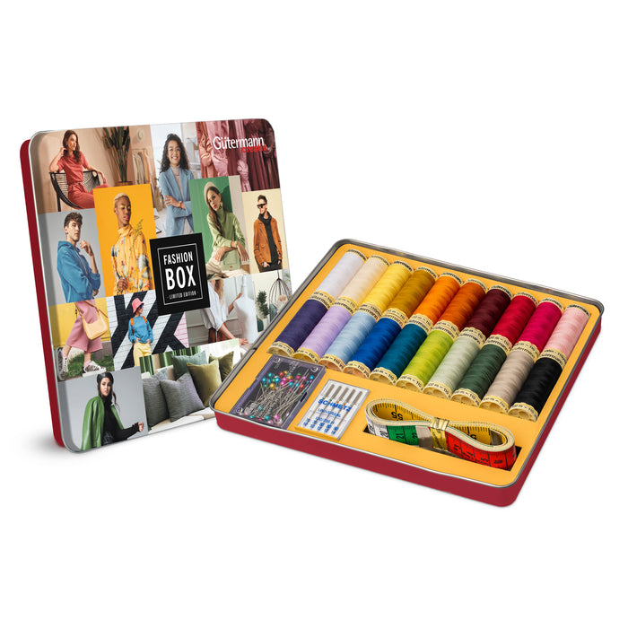 Gutermann Creativ Limited Edition Fashion-Box Storage Tin With Contents — Art 799785