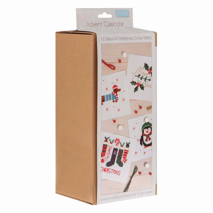 Trimits Advent Calender 12 Days of Christmas Cross Stitch ADCAL1