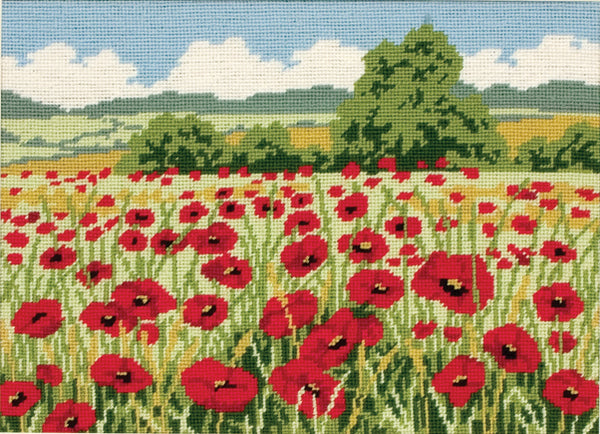 Anchor Needlepoint Tapestry Kit Poppy Field - MR76972