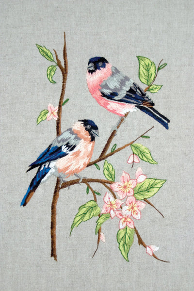 Anchor Freestyle Emboidery Kit Bull Finches - PE51 — Material Needs