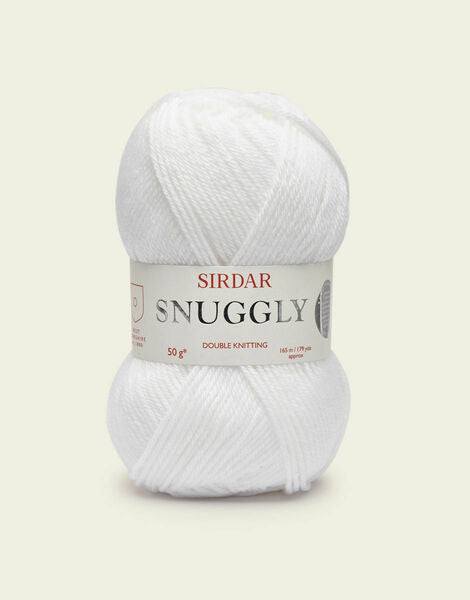 Sirdar Snuggly DK Baby Yarn 50g - White 0251