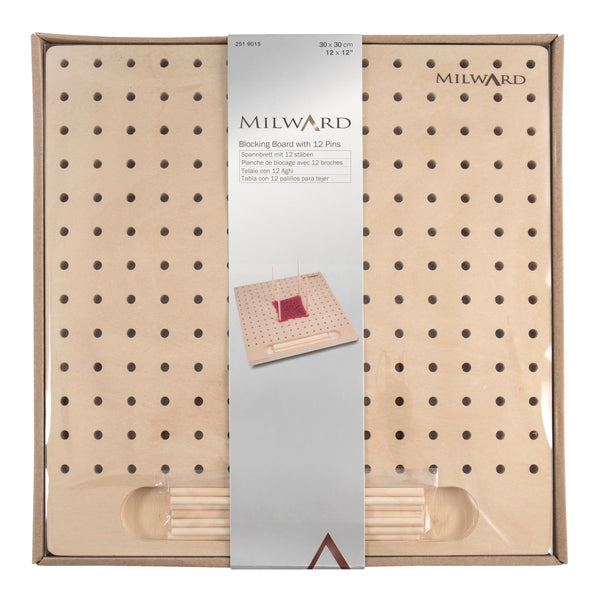 Milward Blocking Board 12 Pins 30 x 30cm (12 x 12”) - 251 9015