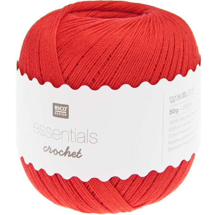 Rico Design Essentials Crochet Cotton 50g - All Shades