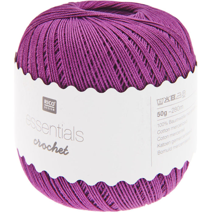 Rico Design Essentials Crochet Cotton 50g - All Shades