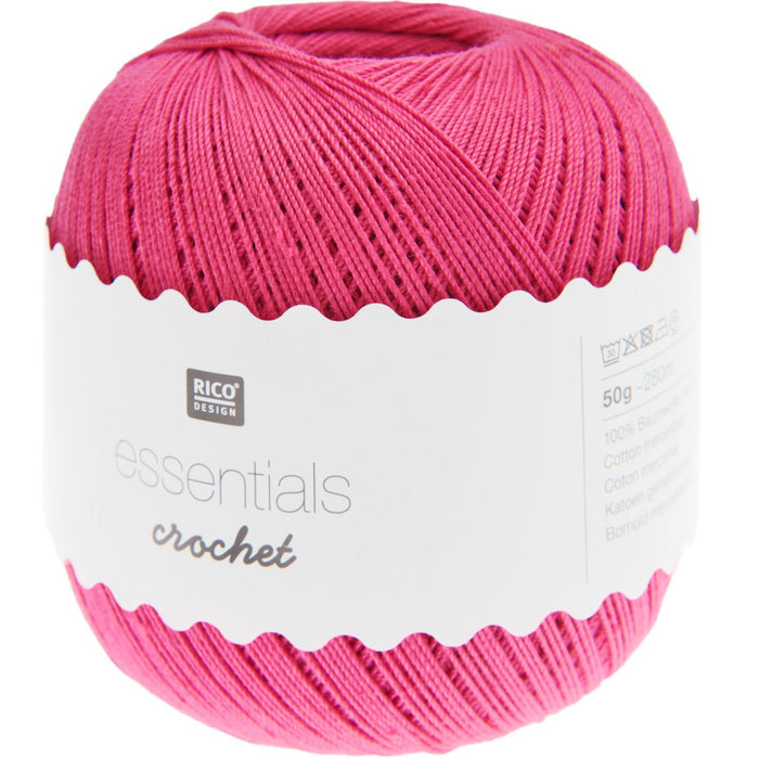 Rico Design Essentials Crochet Cotton 50g - All Shades