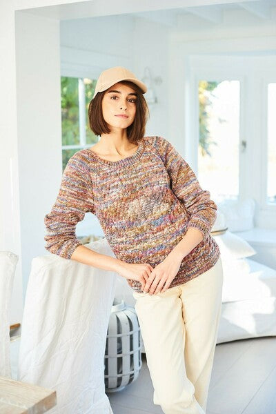 Knitting Pattern Ladies Sweater and Top Stylecraft Batik Elements Swirl DK - 10054