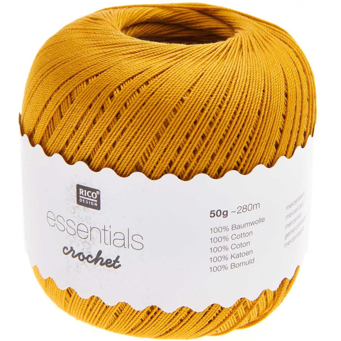 Rico Design Essentials Crochet Cotton 50g - All Shades
