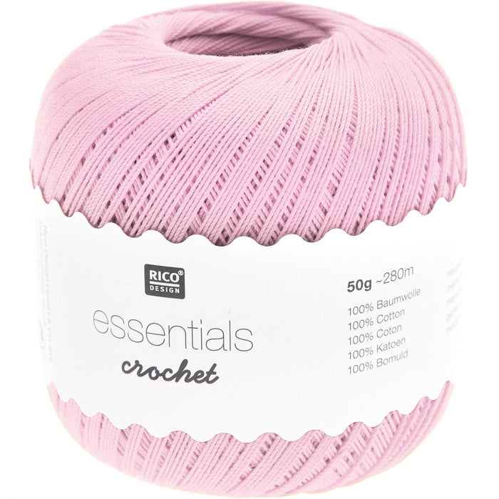 Rico Design Essentials Crochet Cotton 50g - All Shades