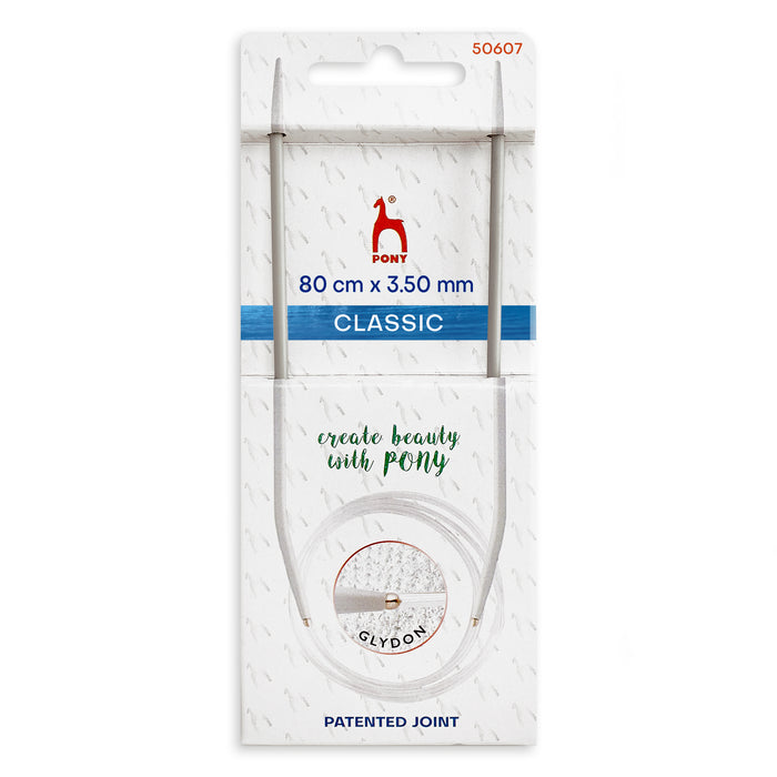 Pony Classic Fixed Circular Knitting Needles 3.50mm 80cm P50607