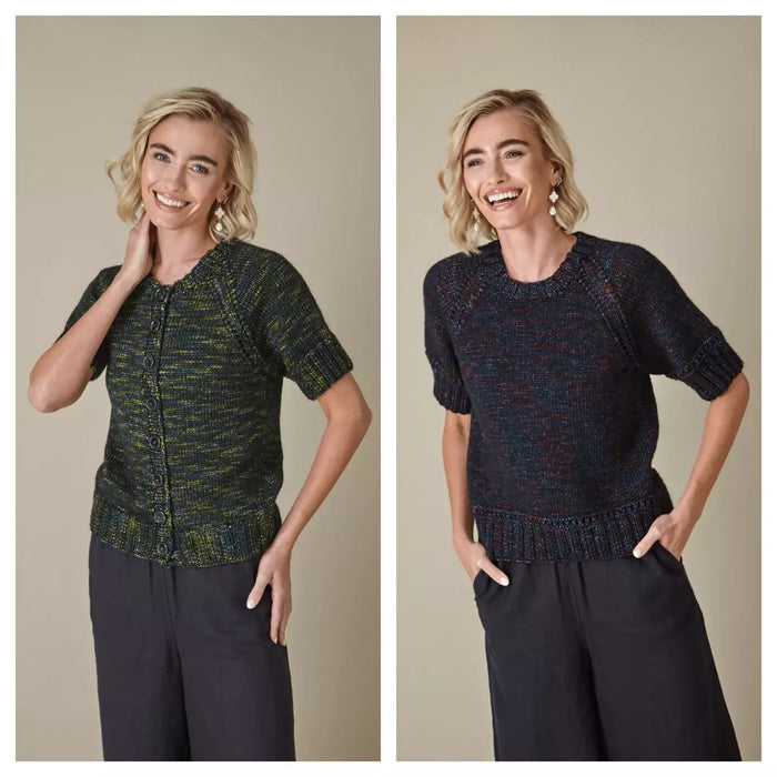 King Cole Sweater & Cardigan Patten in King Cole Firefly Aran 6444