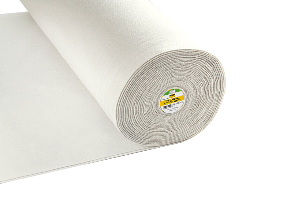 Vlieseline 276 Natural Cotton Wadding 244cm White